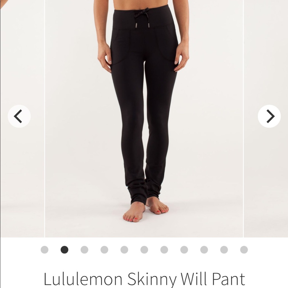 Lululemon Skinny Will high-waisted Leggings. Navy